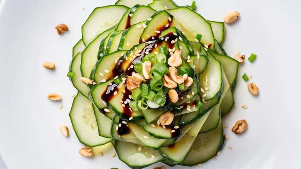 Delicious Din Tai Fung Cucumber Salad with Fresh Ingredients