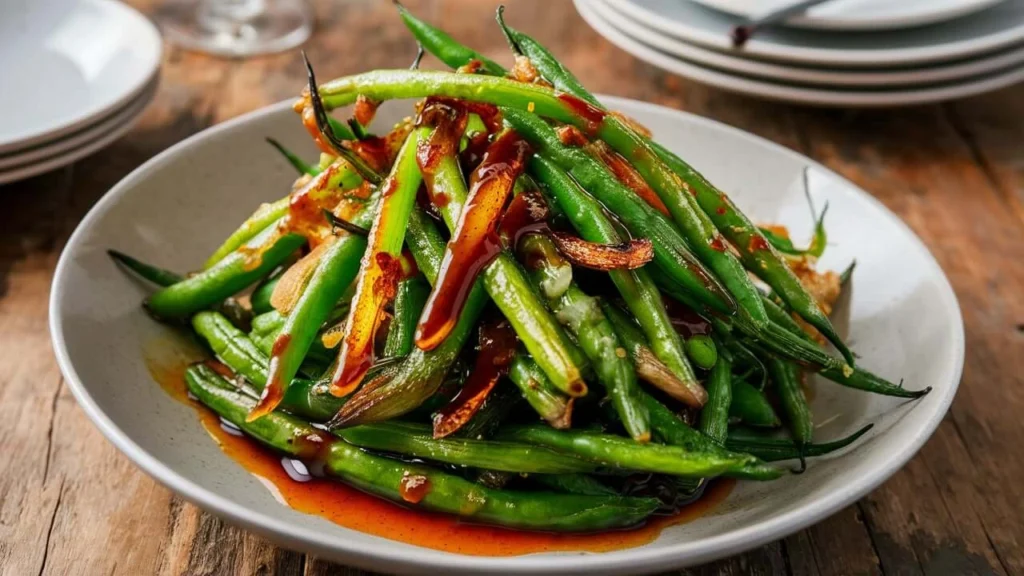 Caramelized Crack Green Beans