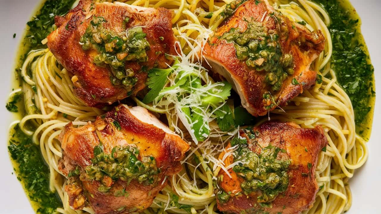 Chimichurri Chicken Thighs Pasta: A Deliciously Bold Meal