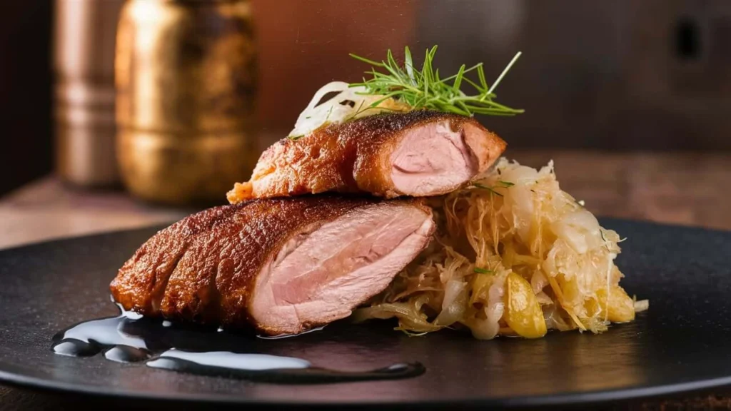 Duck Breast with Sauerkraut: A Perfect Gourmet Pairing