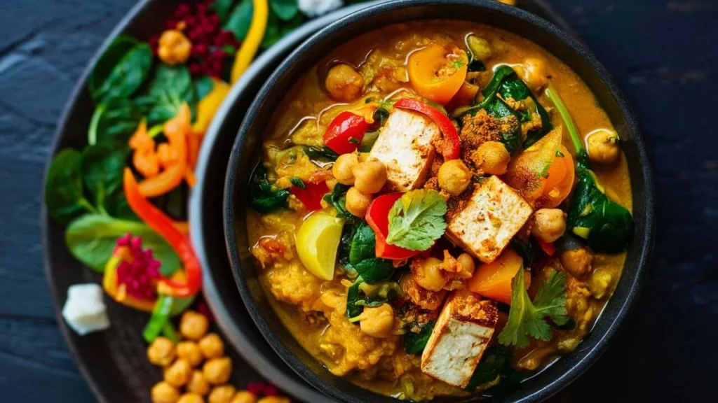 Healthy Breakfast Curry with Veggies and Spices