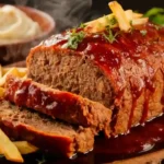 Classic Meatloaf Recipe Served with Sides