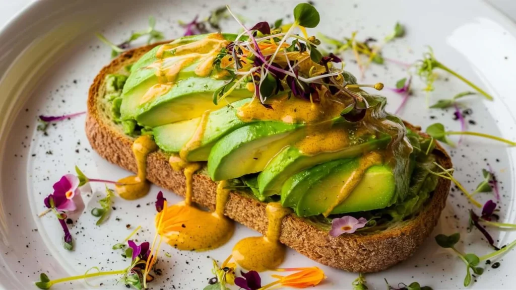 Vegan Avocado Toast with Fresh Toppings