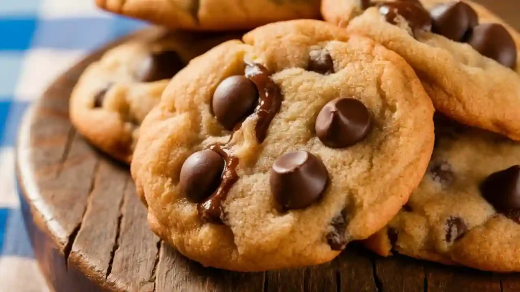 Classic Chocolate Chip Cookies on a Cooling Rack