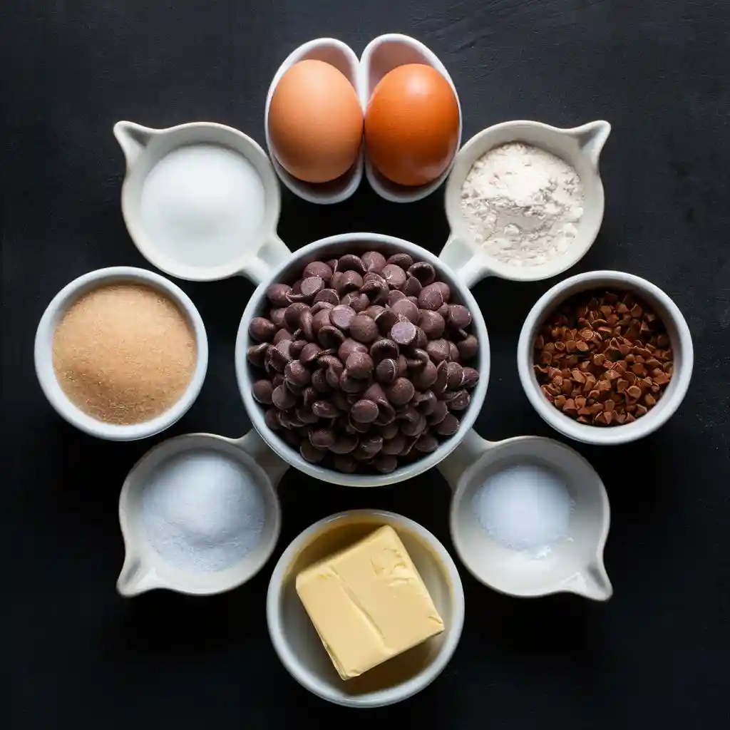 Chocolate Chip Cookie Ingredients