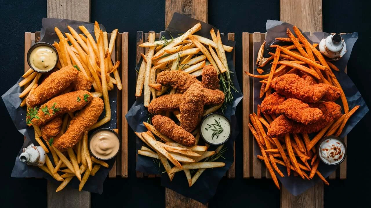 Three Delicious Chicken Tenders and Fries Recipes: Fried, Baked, and Air-Fried