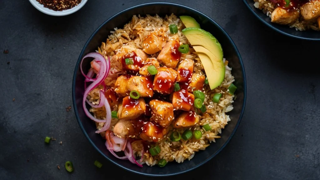 Irresistible Hot Honey Chicken Bowls