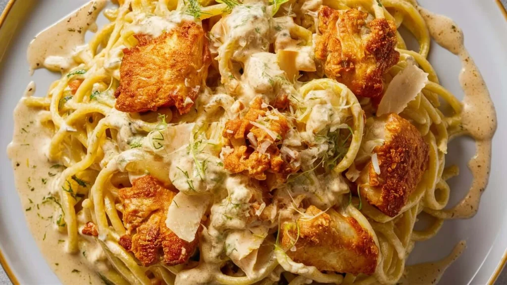 Creamy Garlic Parmesan Chicken Pasta