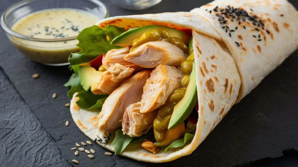  Delicious Chicken Avocado Wrap