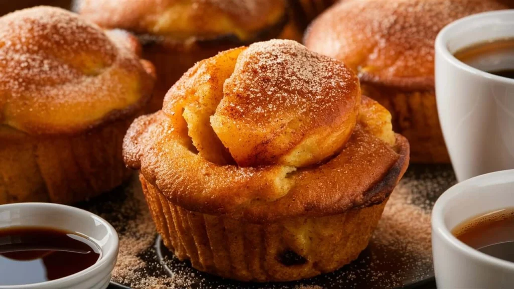 Golden Cinnamon Sugar French Toast Muffins – A Sweet and Cozy Delight.