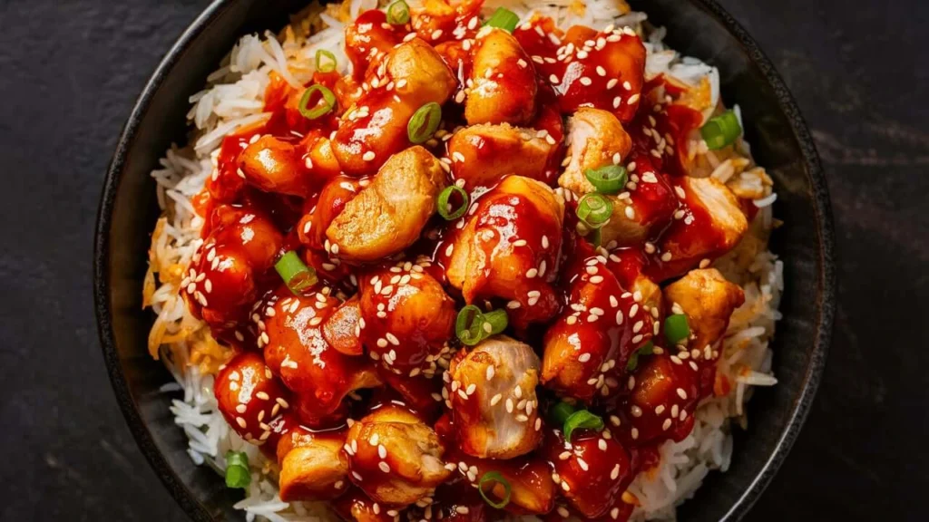 Honey Sriracha Chicken Bowl