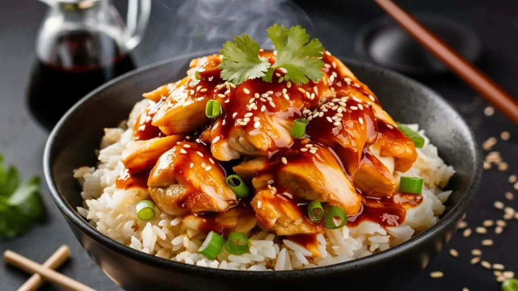 Teriyaki Chicken Rice – A Perfect Balance of Sweet and Savory