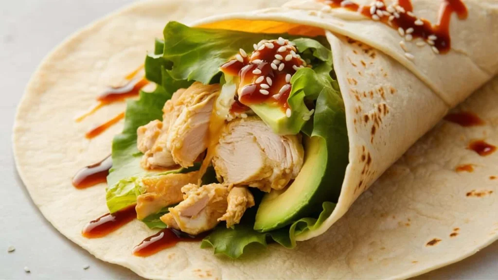 Fresh & Flavorful Chicken Avocado Wrap