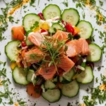 Refreshing Cucumber and Salmon Delight