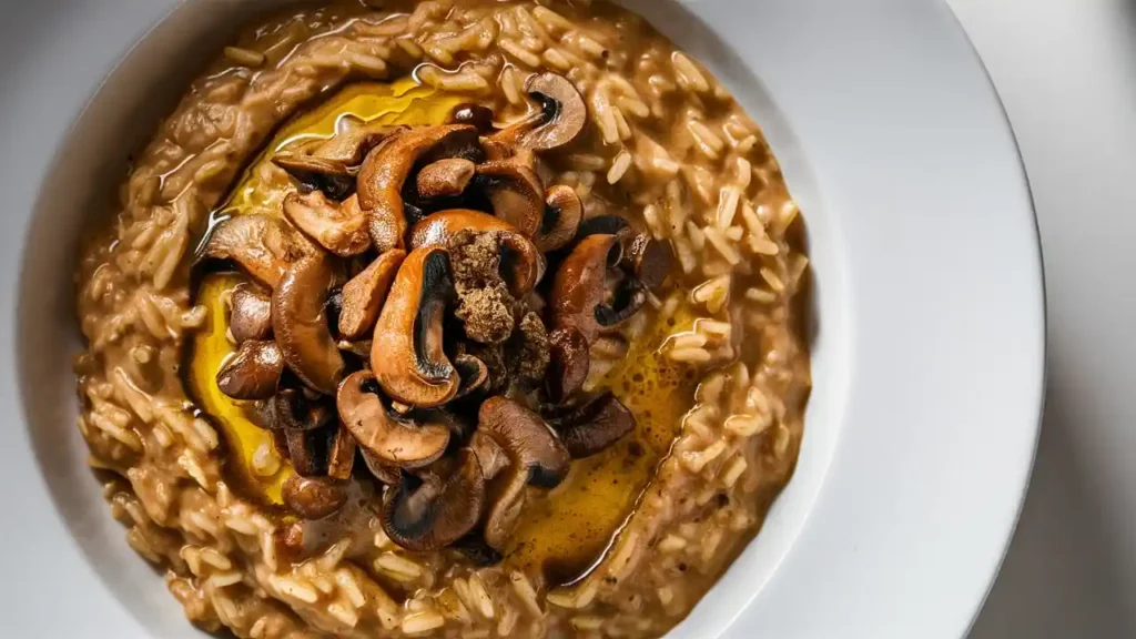 Creamy Vegan Mushroom Risotto