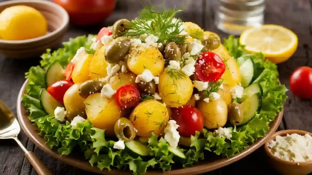 Zesty Greek Potato Salad - Perfect for Any Occasion