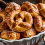 Golden Sourdough Discard Pretzel Bites