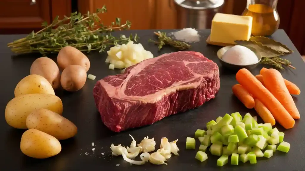 Hearty Steak and Potato Soup Ingredients