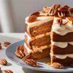 Golden Slice of Butter Pecan Delight