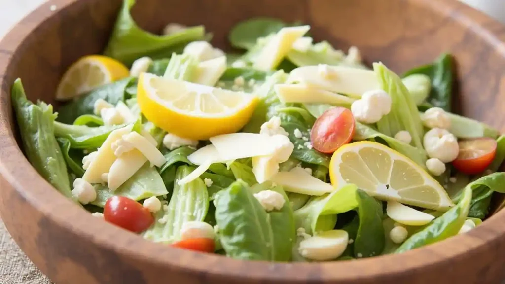 Fresh Caesar Salad with Homemade Dressing