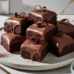 Rich French Silk Brownies with Creamy Chocolate Mousse