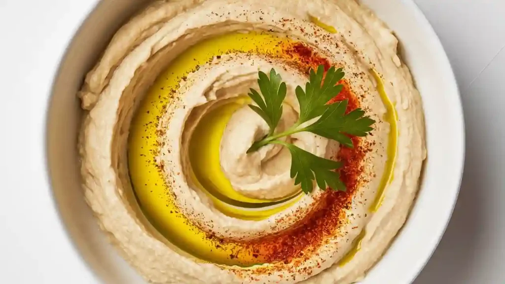 Homemade Hummus with Simple Ingredients