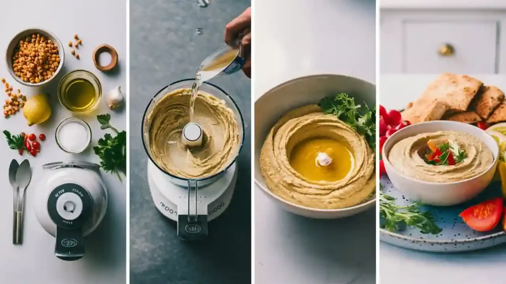 Step-by-Step Hummus Recipe Instructions
