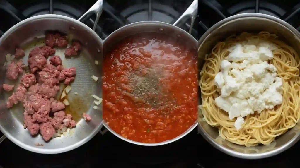 Step-by-Step Lasagna Instructions in Action