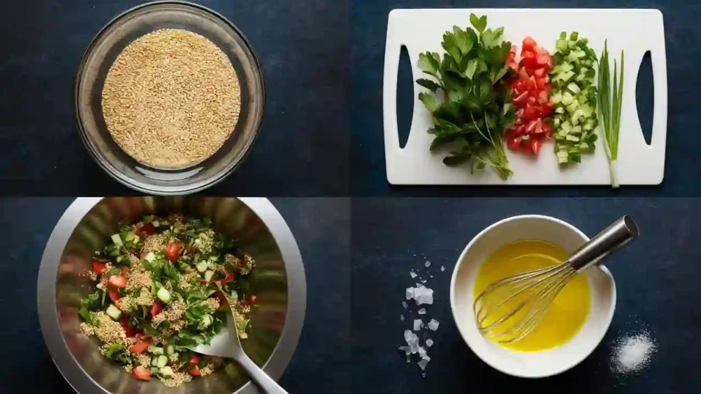 Step-by-Step Tabbouleh Preparation Instructions