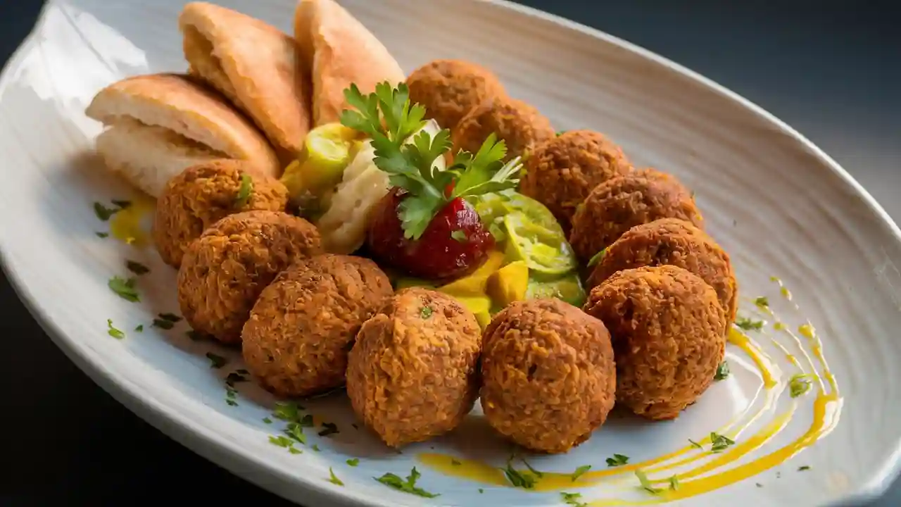 Crispy Falafel with Tahini Sauce