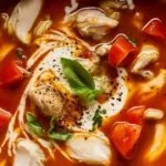 Hearty Chicken Tomato Soup Bowl