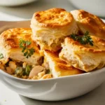 Slow Cooker Chicken Pot Pie with Biscuits