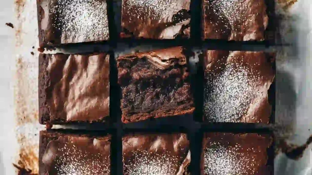 Stacked Fudgy Chewy Browkies