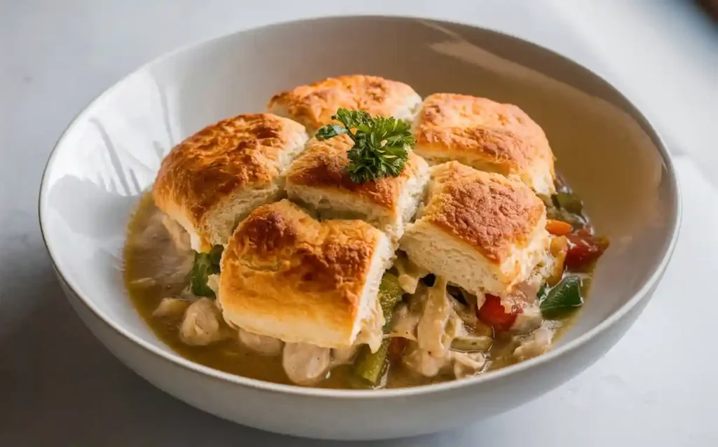 Homestyle Crock Pot Chicken Pot Pie