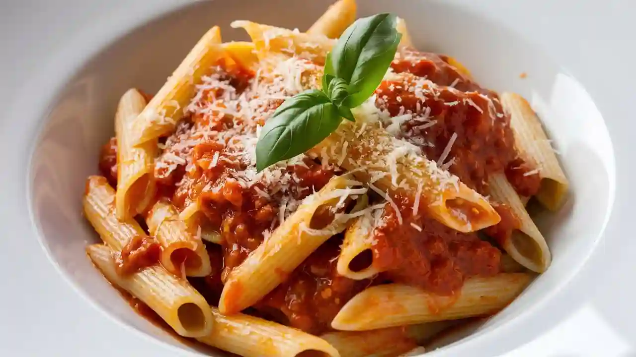 Creamy Penne Pasta in White Sauce