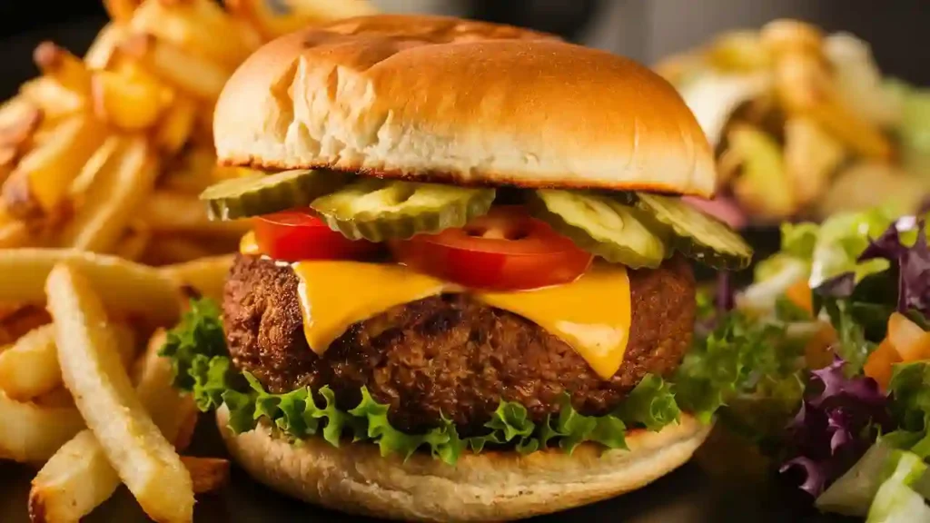 Grilled Plant-Based Burger Perfection