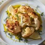 Golden Roasted Cauliflower with Herbs